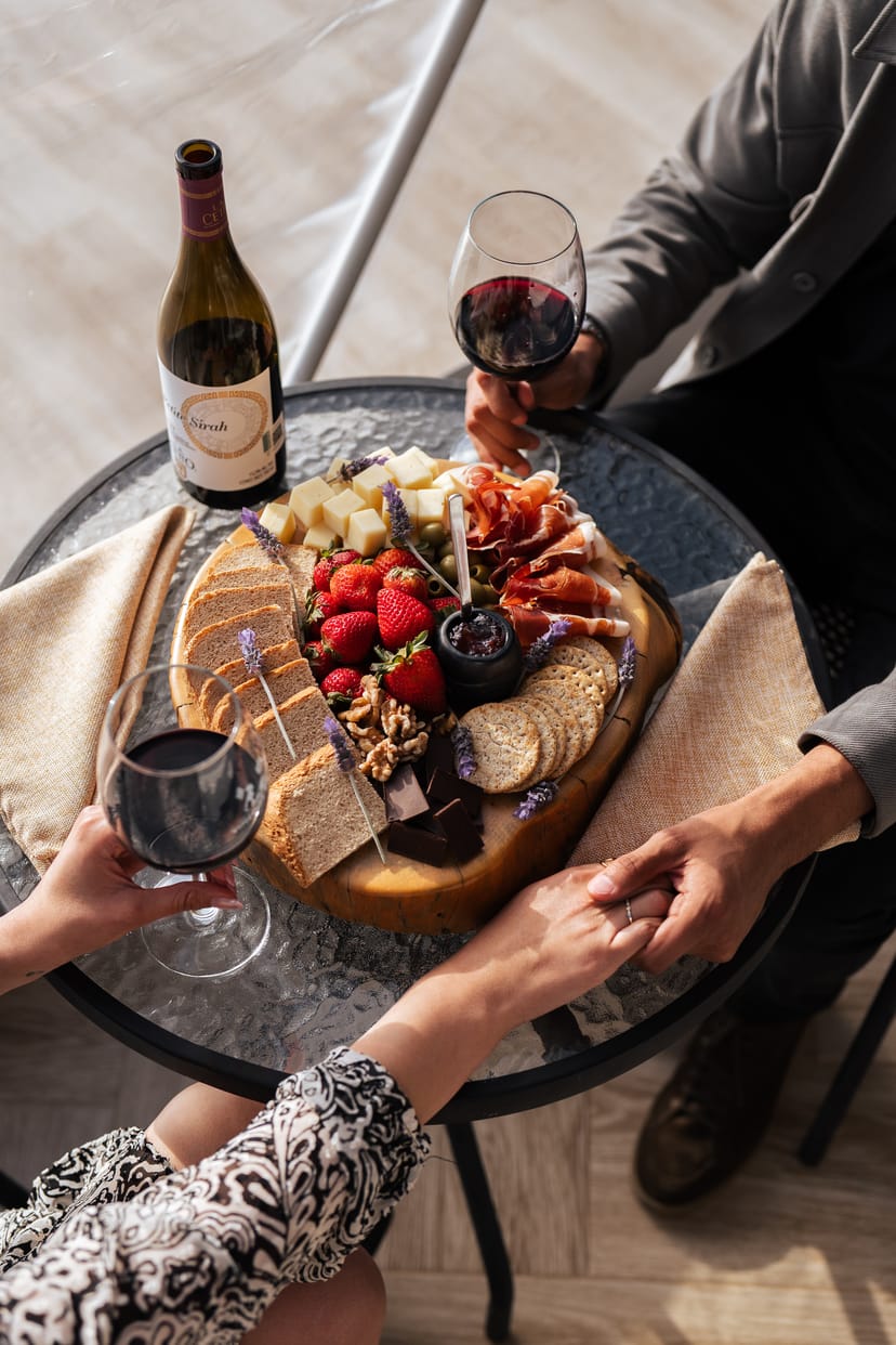 Dome with panoramic valley views